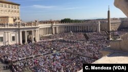 天主教教宗方濟各在主持彌撒