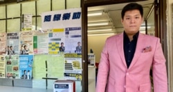 因宣誓无效被DQ的前沙田区议员 李志宏 批评，港府借宣誓DQ民主派区议员是扭曲民意，企图推翻2019年区议会选举民主派大胜的选举结果 (美国之音汤惠芸)