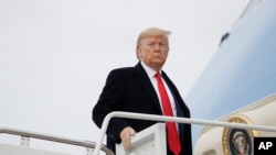 美國總統特朗普2020年1月23日前往佛羅里達州（美聯社）