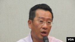 台湾执政党民进党立委顾立雄(美国之音张永泰拍摄)