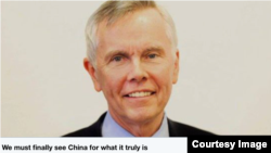 前加拿大驻华大使马大维2018年12月27日在加拿大环球邮报发表评论文章（加拿大环球邮报推文截图）