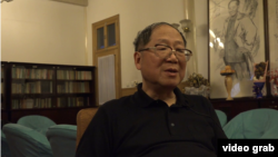 原《炎黃春秋》雜誌社副社長胡德華接受美國之音專訪 （視頻截圖）