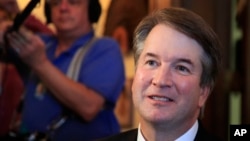 特朗普總統提名擔任美國最高法院大法官的卡瓦諾法官(Brett Kavanaugh)面臨阻撓提名獲得參院確認的努力
