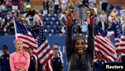 莎蓮娜.威廉斯贏得美網女子單打冠軍