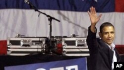 奧巴馬出席民主黨造勢會