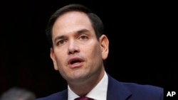 美國國會及行政當局中國委員會主席、共和黨籍聯邦參議員馬克·魯比奧。