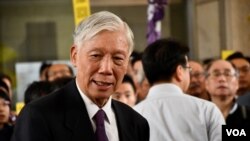 和平佔中發起人朱耀明。(美國之音湯惠芸)