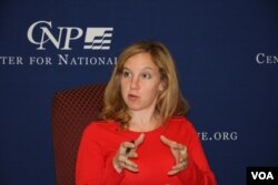 美國外交政策研究所資深研究員杰奎琳迪爾 (美國之音鍾辰芳拍攝)