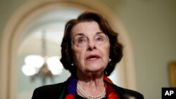 FILE - Sen. Dianne Feinstein in 2018.