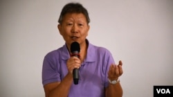 香港大律師公會前主席李志喜。(美國之音湯惠芸)