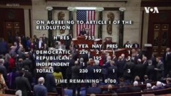 美國總統特朗普被眾議院彈劾