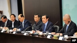 马英九总统13日在总统府举行国安会议