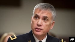 美國陸軍中將保羅中曾根2018年3月1日出席國會參議院軍事委員會提名聽證