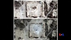 2015-09-01 美國之音視頻新聞:聯合國:照片顯示敘利亞又一座古寺被毀