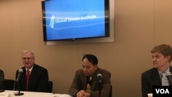 全球台灣研究所討論美台網絡安全合作議題(美國之音鍾辰芳拍攝)