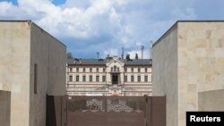 摩尔多瓦即将举办欧洲政治共同体峰会的城堡。（2023年5月24日）