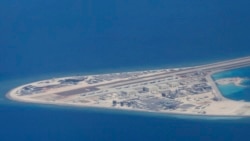 南中国海的人造岛礁渚碧礁(资料照片)