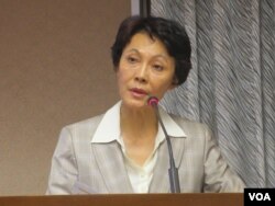 台灣在野黨國民黨立委黃昭順(美國之音張永泰拍攝)