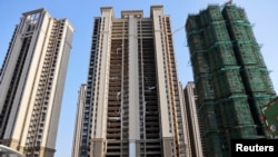 恆大集團在江蘇省蘇州太倉的一個建築工地（2021年9月23日）