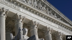 FILE - The US Supreme Court building in Washington.
