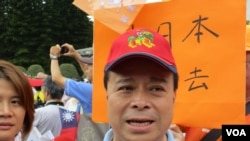 親民黨副秘書長劉文雄 (美國之音記者 張永泰拍攝)