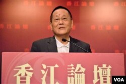 澳門理工學院名譽教授邵宗海。(美國之音湯惠芸)