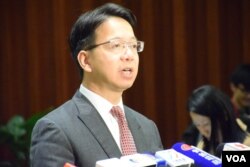 資訊科技界立法會議員莫乃光。（美國之音湯惠芸攝）