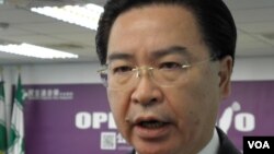 民進黨駐美代表吳釗燮 (美國之音申華拍攝)