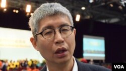 香港中文大學政治與行政學系副教授馬嶽 (VOA 湯惠芸攝)