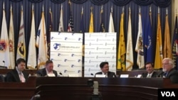 全球台灣研究所在國會山舉行國會、川普與台灣座談會（美國之音鍾辰芳拍攝）