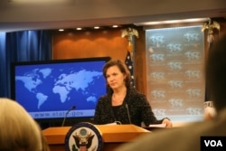 美國國務院發言人盧嵐(張蓉湘拍攝)