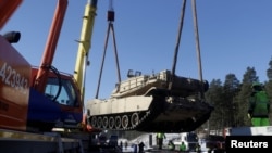 美军M1艾布拉姆斯主战坦克（资料照）