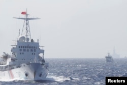 中国海警船只在南中国海巡逻 （2014年5月14日）