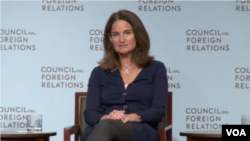 易明 (Elizaeth Economy)，美国外交关系协会亚洲研究主任 (美国之音方冰拍摄)