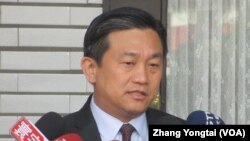 台灣執政黨民進黨立委王定宇。 (2017年1月9號) 