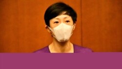 本身是大律師的民主派會議召集人陳淑莊表示，北京干預香港本地事務， 影響香港的司法獨立。（美國之音湯惠芸攝）