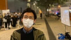 將軍澳區議員張偉超表示，《抗暴之年》紀錄片讓觀眾全面了解過去9個月反送中運動抗爭之路。(美國之音湯惠芸)