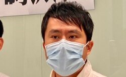 香港民主党前立法会议员邝俊宇表示，议会暂时没有反对派，今年反而没钱派 (美国之音/汤惠芸)