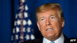 美國總統特朗普在佛羅里達州海湖莊園對伊朗發出嚴厲警告（2020年1月4日）