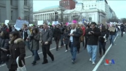 2017-01-31 美國之音視頻新聞: 全美各地抗議川普新移民行政令