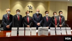 香港監警會5月15日公佈反修例運動專題審視報告。(美國之音湯惠芸)