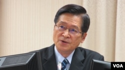 台灣國防部長嚴德發。 