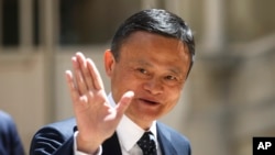 资料照：中国电商巨头阿里巴巴的创始人马云