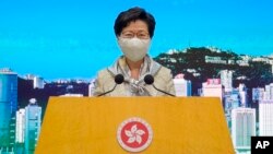 香港特首林鄭月娥。