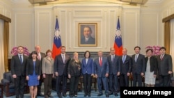 USCC 2018年5月訪問台灣（台灣總統府照片）