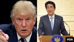 美國當選總計川普星期四將在紐約與日本首相安倍晉三會晤