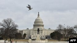美國國會大樓。