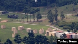 在南韓星州美軍基地的薩德系統