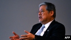 菲律賓外交部長恩里克·馬納洛（Enrique A. Manalo）在墨爾本接受法新社採訪。 （2024年3月4日）