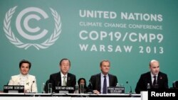 聯合國氣候變化會議在波蘭華沙舉行